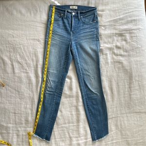 Madewell 10” high-rise Skinny